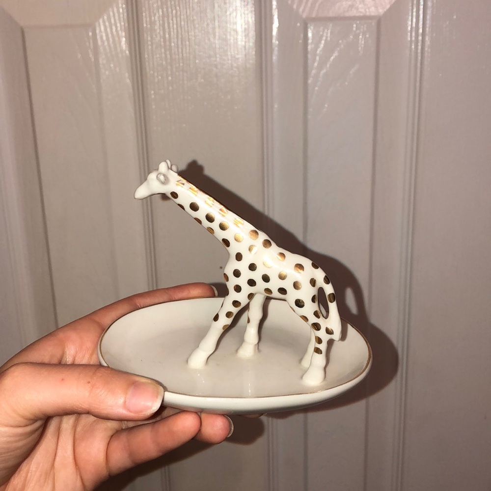 anthropologie giraffe ring tray